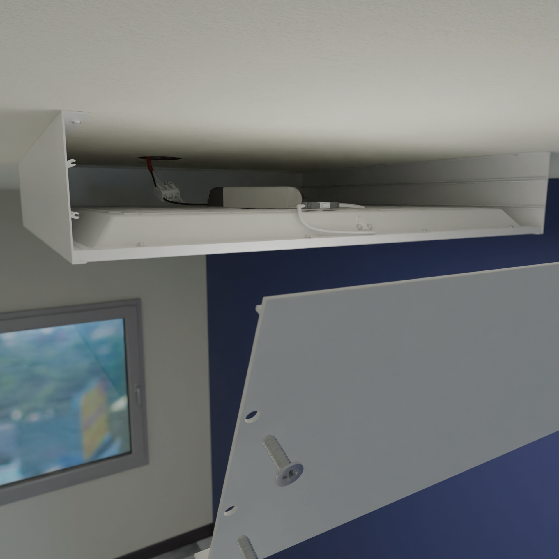 金鍏電子LED平板燈具 GW-555安裝3